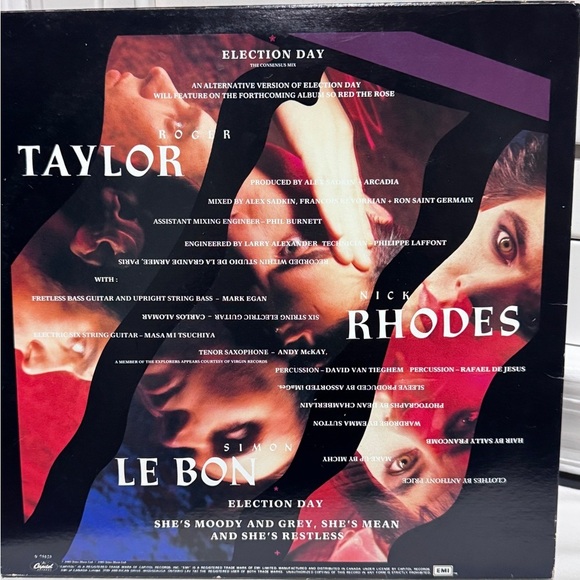 🎼 Rare Arcadia The Consensus Mix 12" Single - Election Day - Import 🎼 - Picture 8 of 16